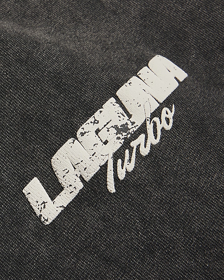 Black Oversized Fit Laguna Turbo T-Shirt