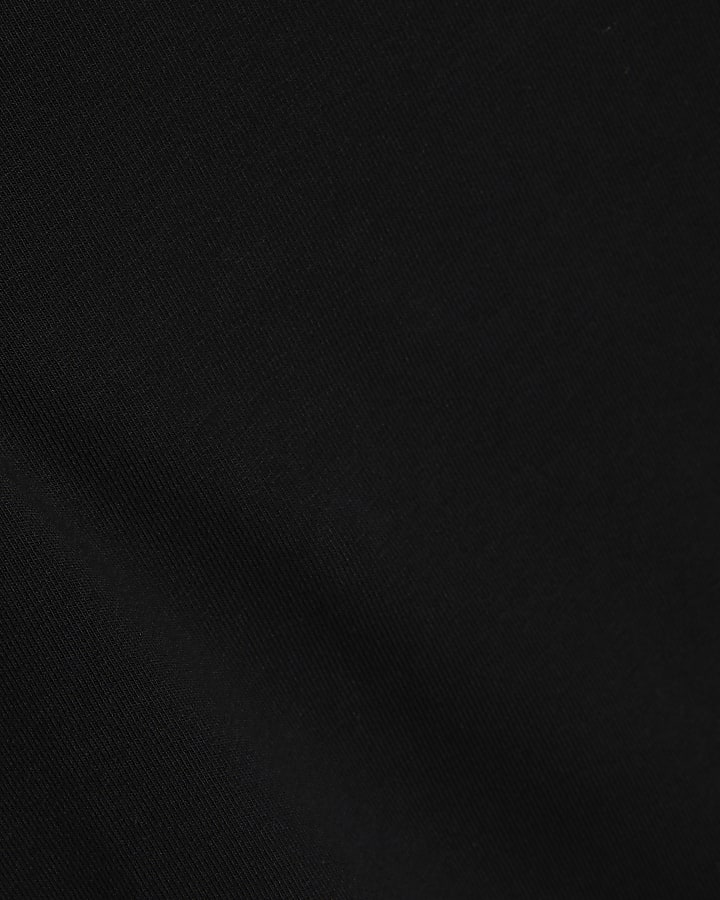 Black Essential Muscle Fit V Neck T-Shirt