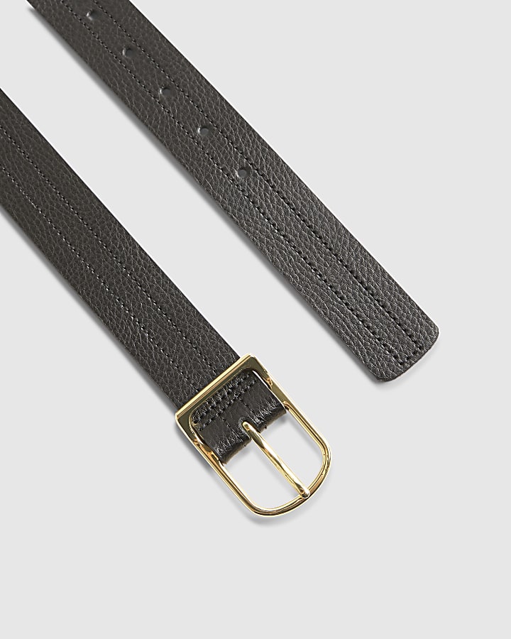 Black Premium Leather Belt