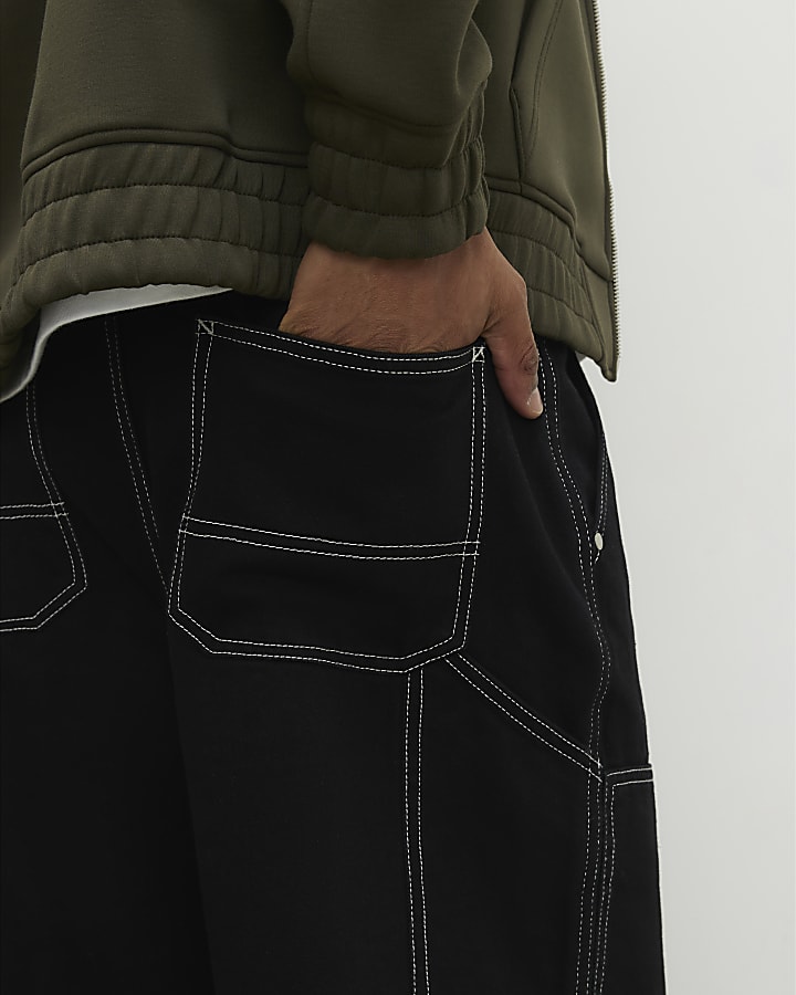 Black Baggy Fit Jeans