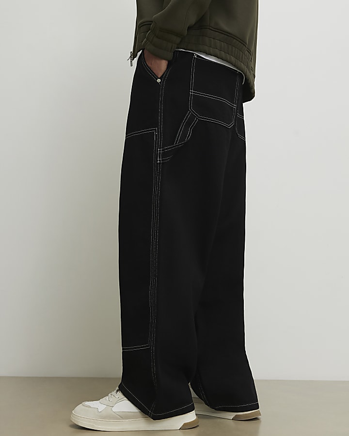 Black Baggy Fit Jeans