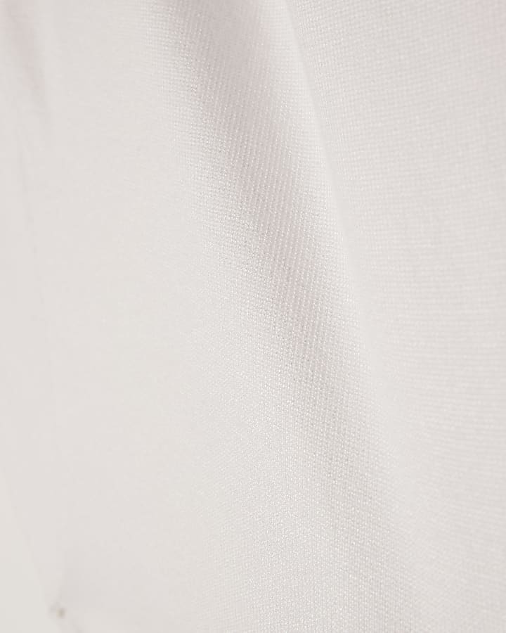 White Knitted T-Shirt