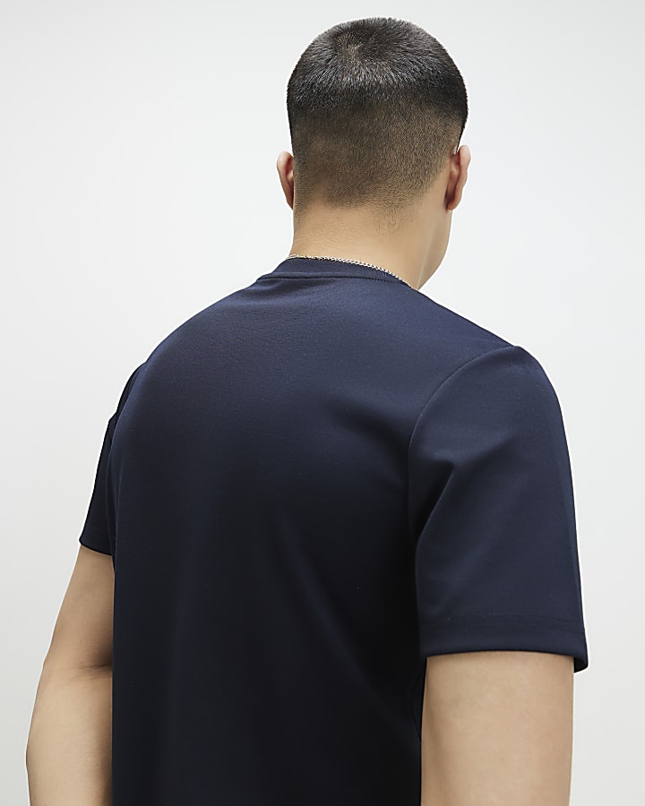 Navy Slim Fit MCMXII T-Shirt