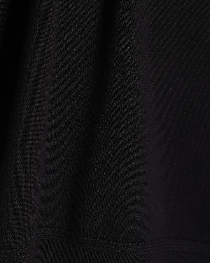 Black Slim Fit Sweatshirt