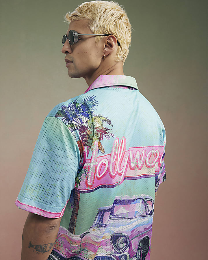 Green Year Zero Hollywood Mesh Shirt