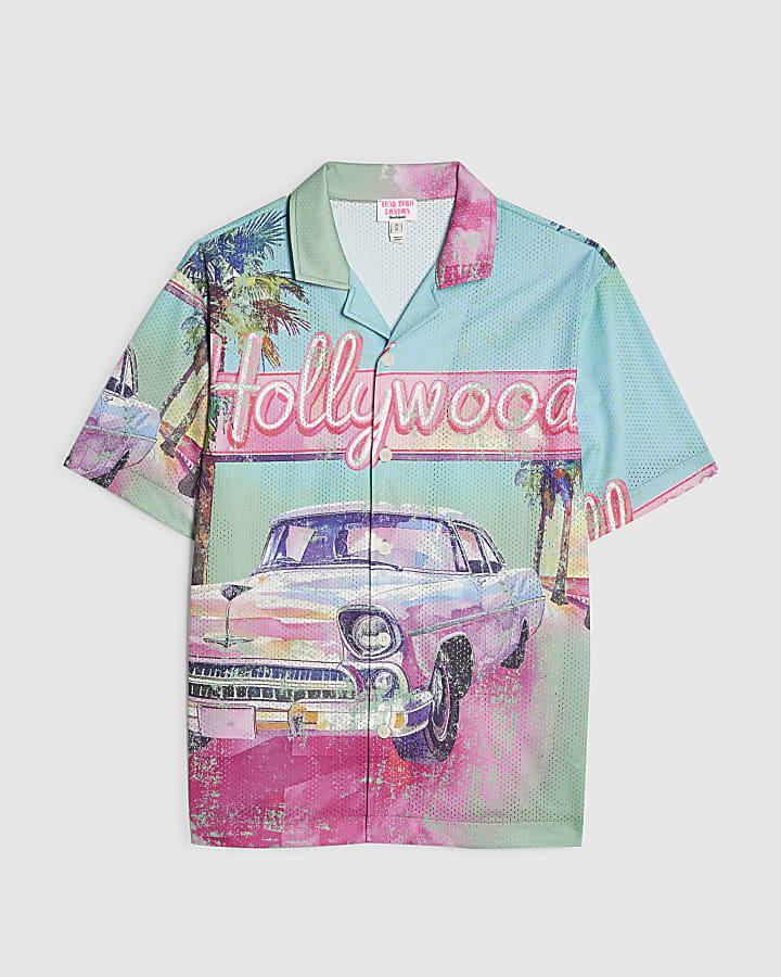 Green Year Zero Hollywood Mesh Shirt