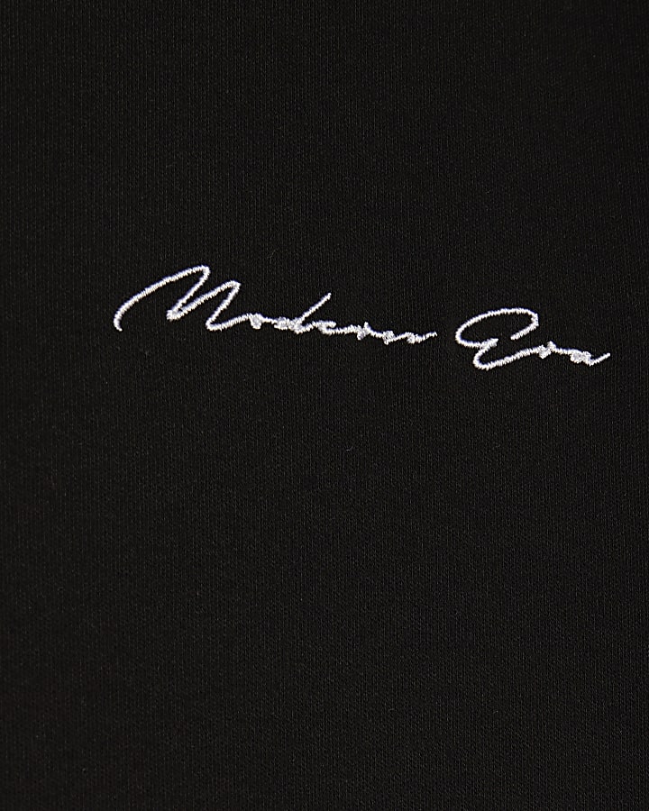 Black Slim Fit Modern Era Graphic T-shirt