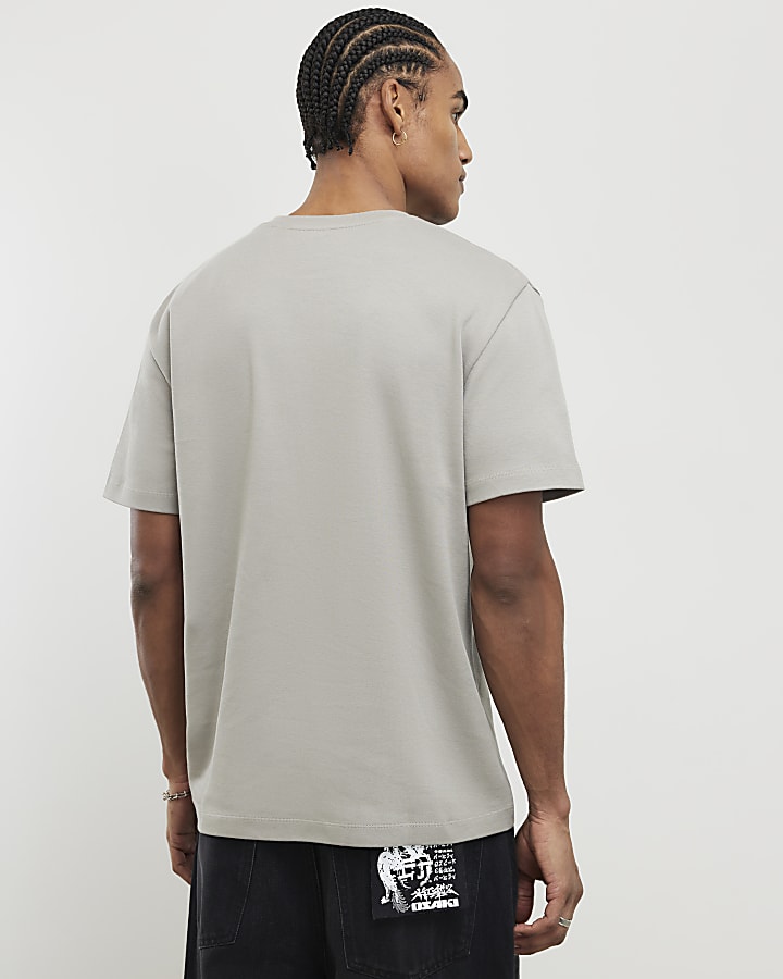 Beige Regular Fit 8 T-Shirt