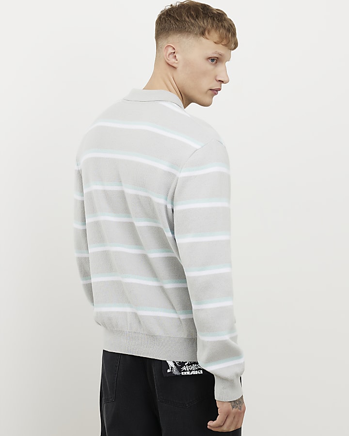 Grey Regular Fit Palais Studios Jumper