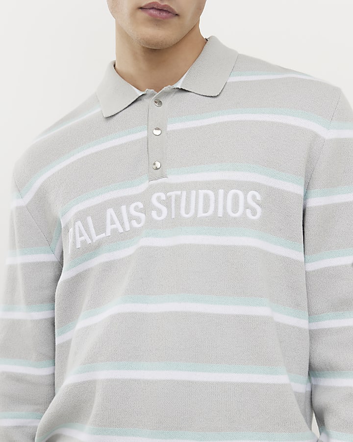 Grey Regular Fit Palais Studios Jumper