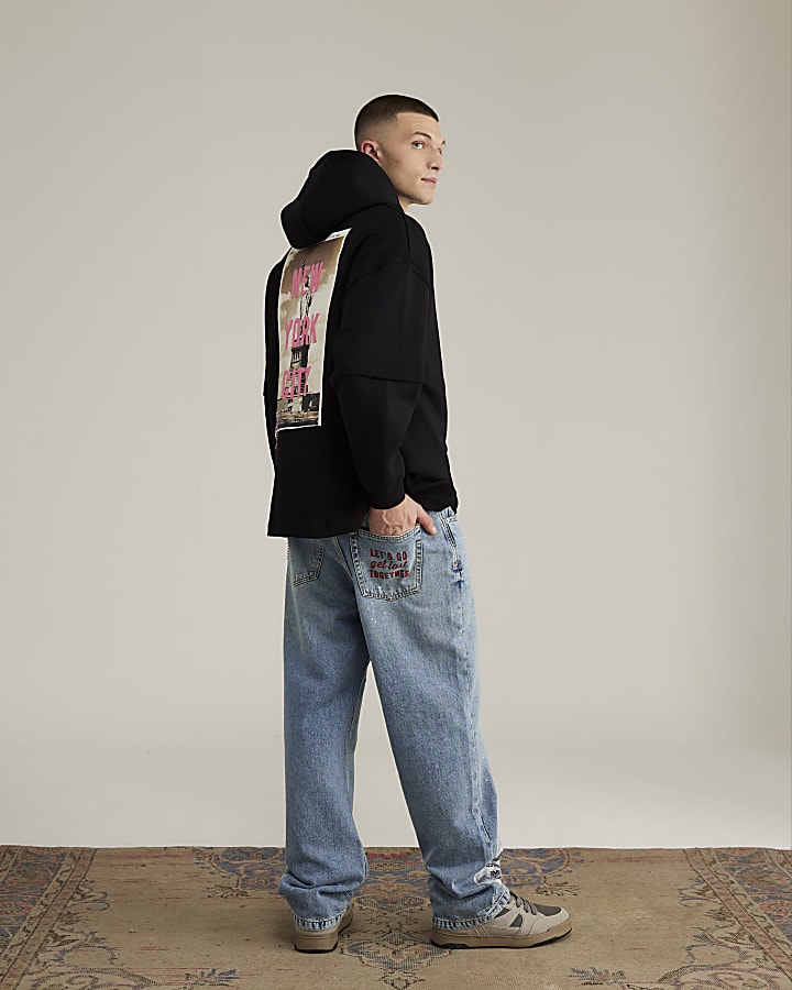 Real Hackney Dave Blue NY Loose Fit Jeans