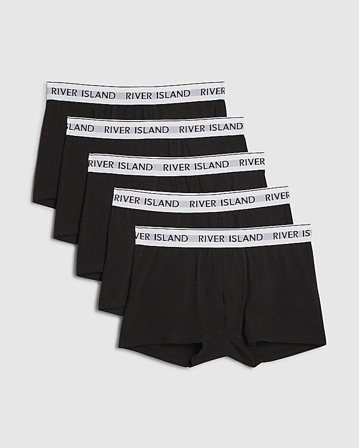 Black Pack Of 5 Trunks