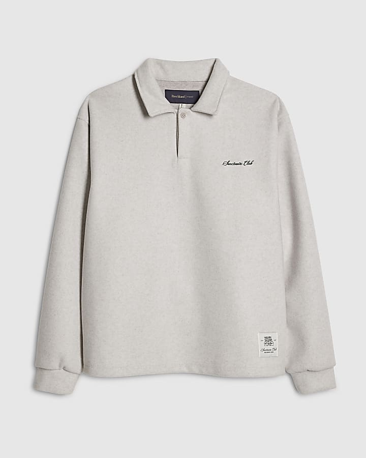 Grey Sanctuaire Club Polo Shirt