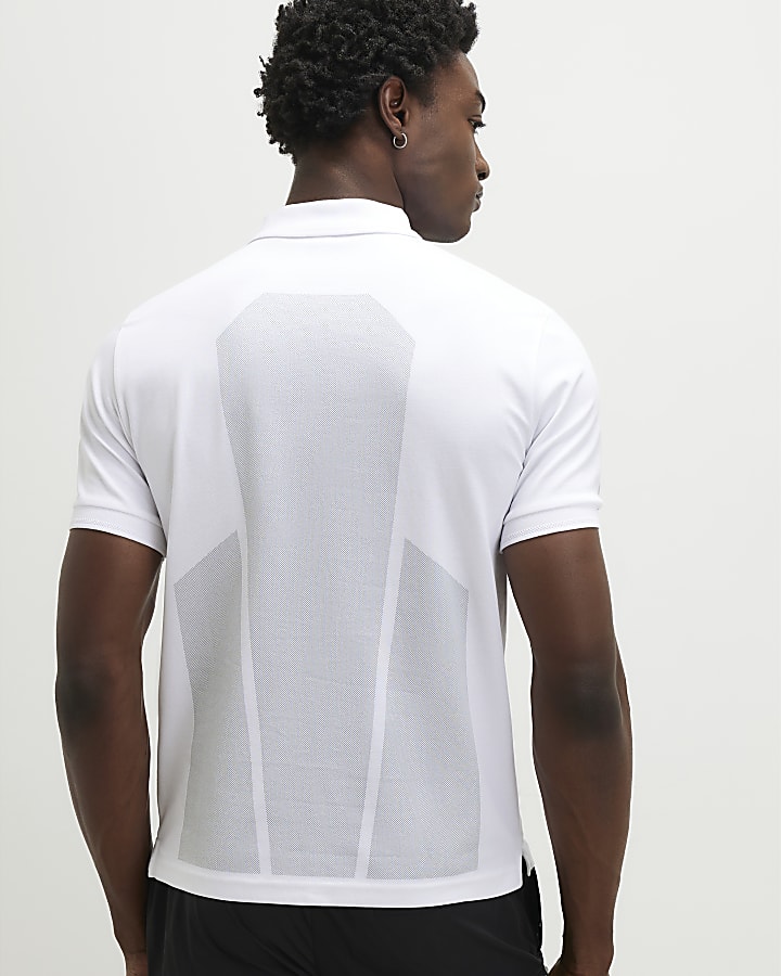 White Slim Fit Polo Shirt