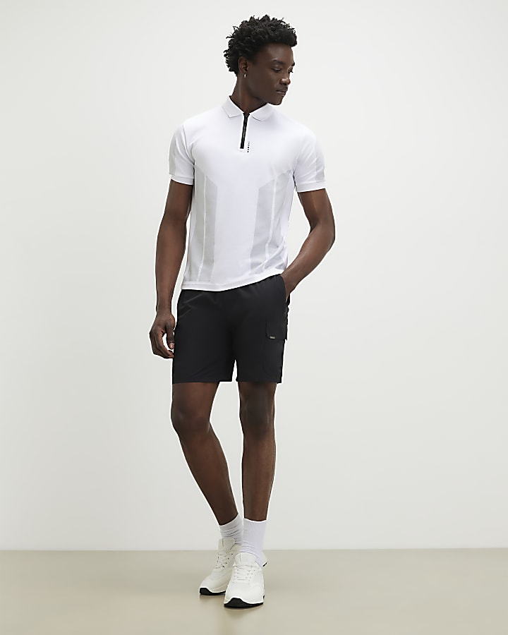 White Slim Fit Polo Shirt