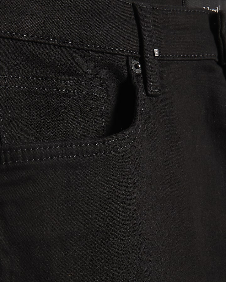 Black Slim Fit Shorts