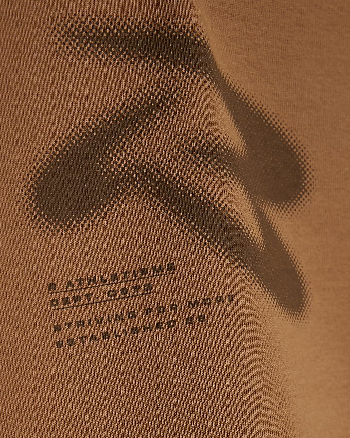 Brown Regular Fit RXR T-Shirt