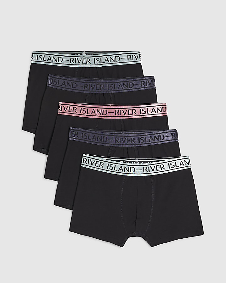 Black Pack Of 5 Trunks
