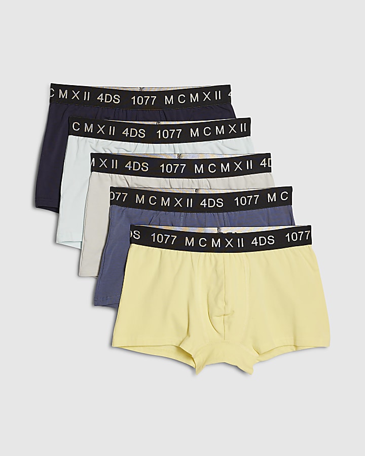 Multi Colour MCMXII Pack Of 5 Trunks