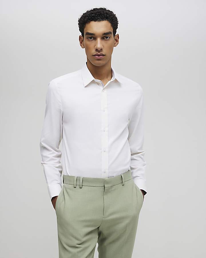 Yellow Slim Fit Premium Shirt