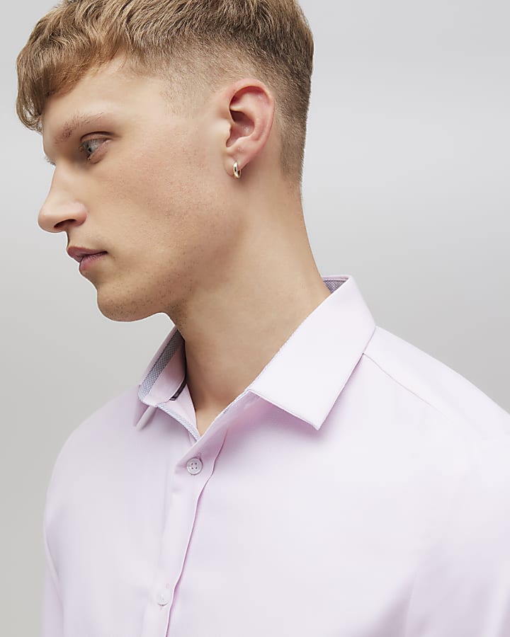 Pink Slim Fit Premium Formal Shirt