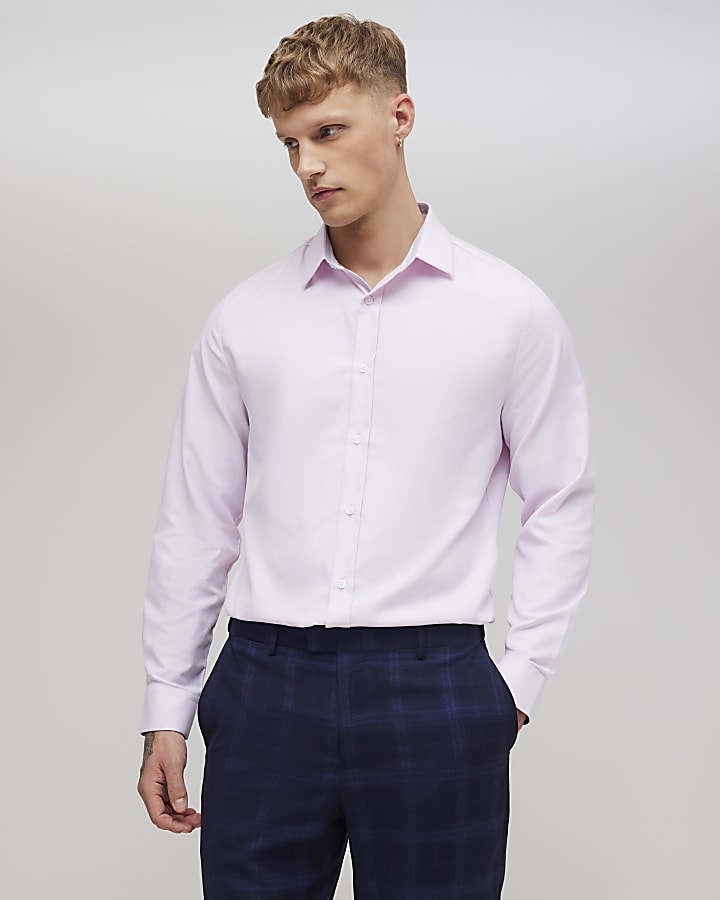 Pink Slim Fit Premium Formal Shirt