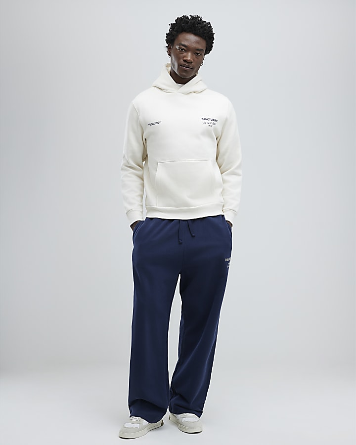 Ecru Regular Fit Sanctuaire Hoodie