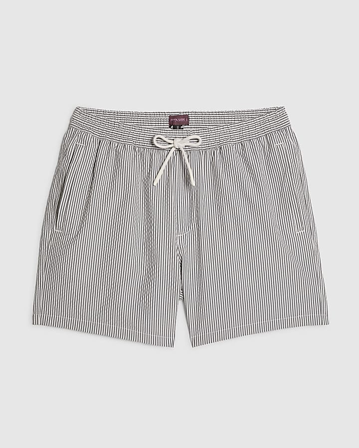 Blue Stripe Swim Shorts