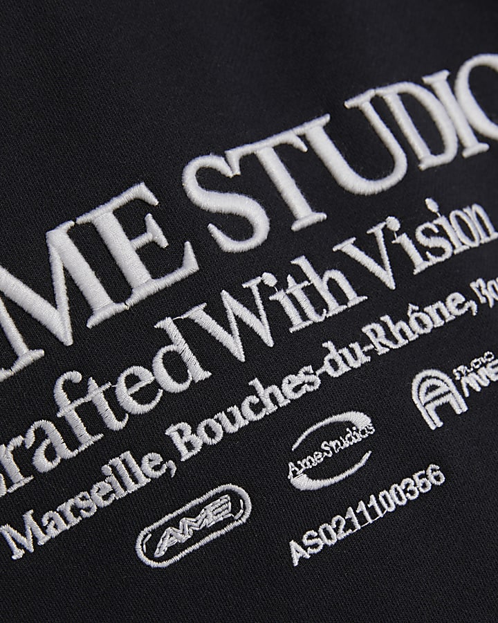 Navy Regular Fit Ame Studios Hoodie