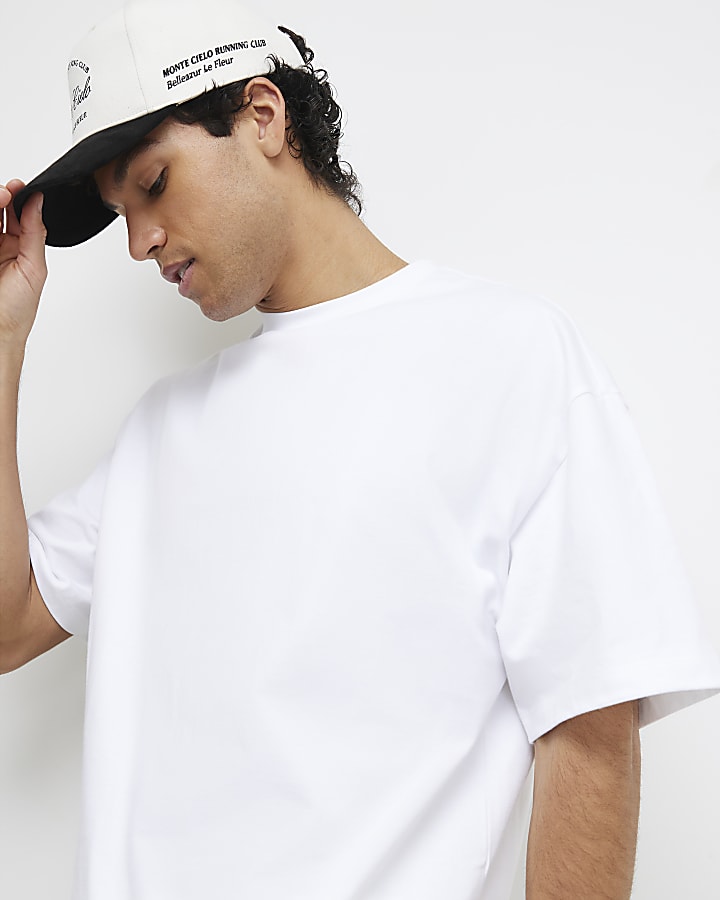 White T-Shirt And Shorts Set