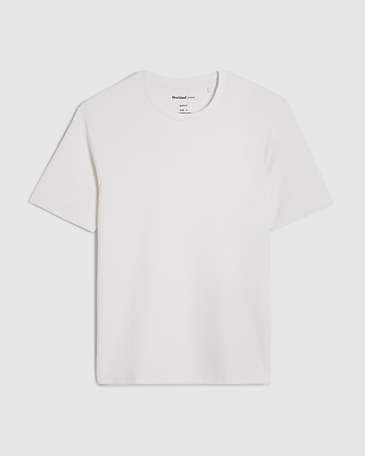 White Slim Fit T-Shirt