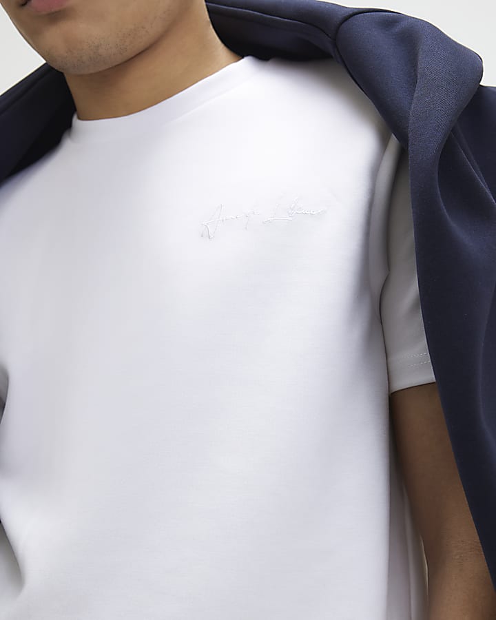 White Slim Fit T-Shirt