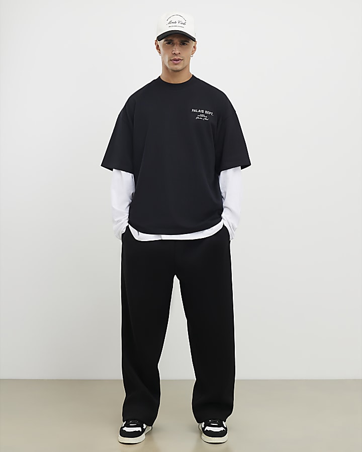 Black Oversized Fit Palais Dept T-Shirt
