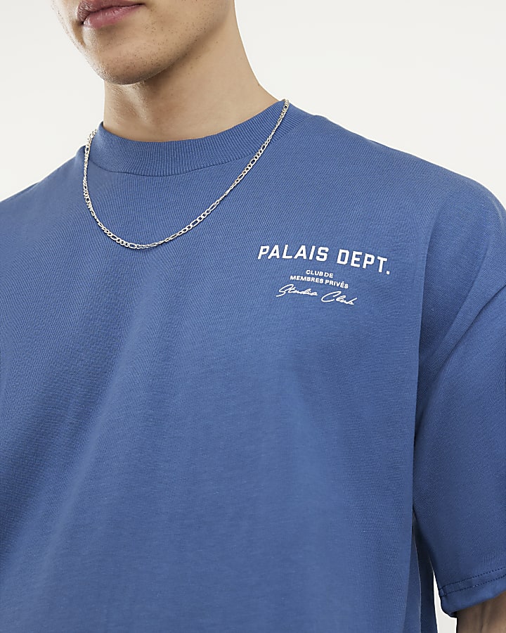 Blue Oversized Fit Palais Dept T-Shirt