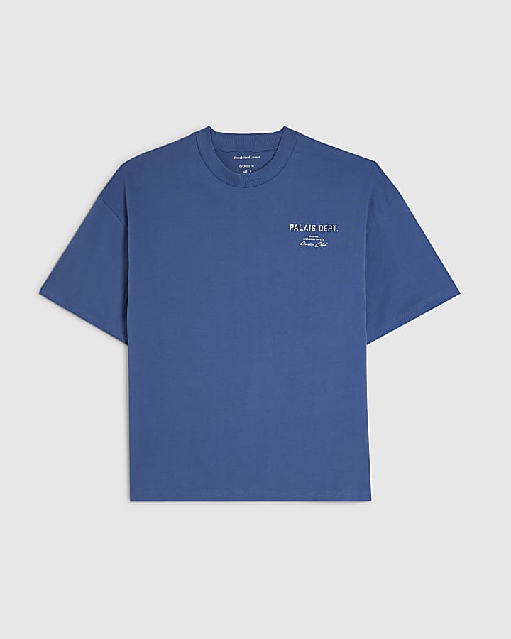 Blue Oversized Fit Palais Dept T-Shirt