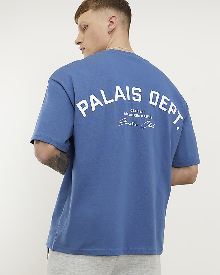 Blue Oversized Fit Palais Dept T-Shirt