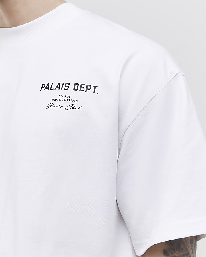 White Oversized Fit Palais Dept T-Shirt
