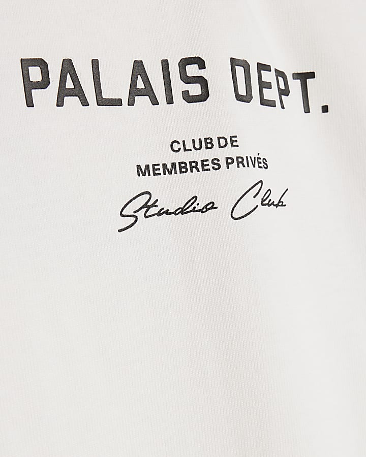 White Oversized Fit Palais Dept T-Shirt