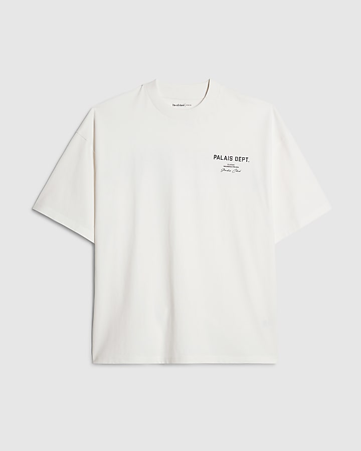 White Oversized Fit Palais Dept T-Shirt