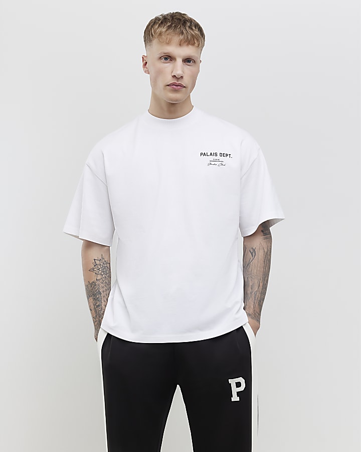 White Oversized Fit Palais Dept T-Shirt