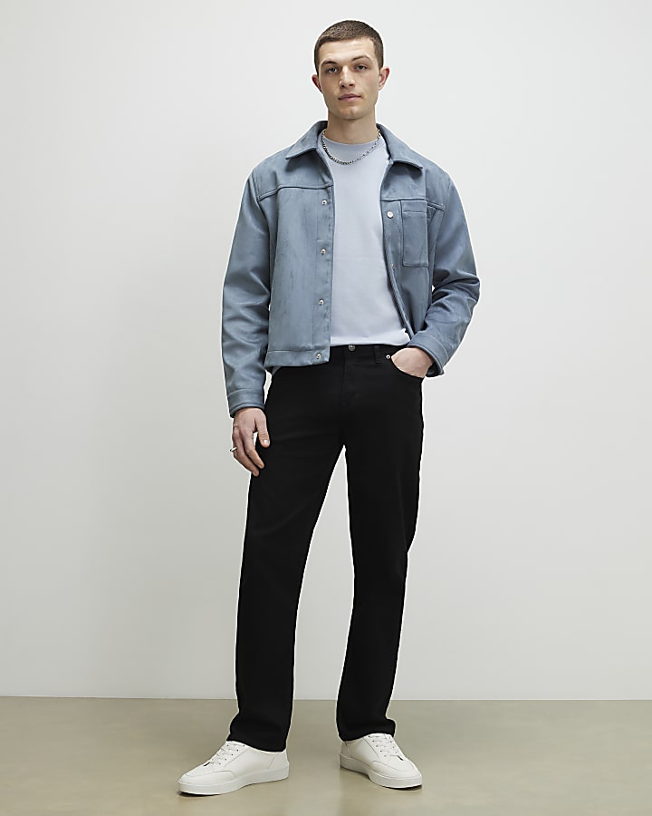 Blue Slim Fit Crew Neck T-Shirt