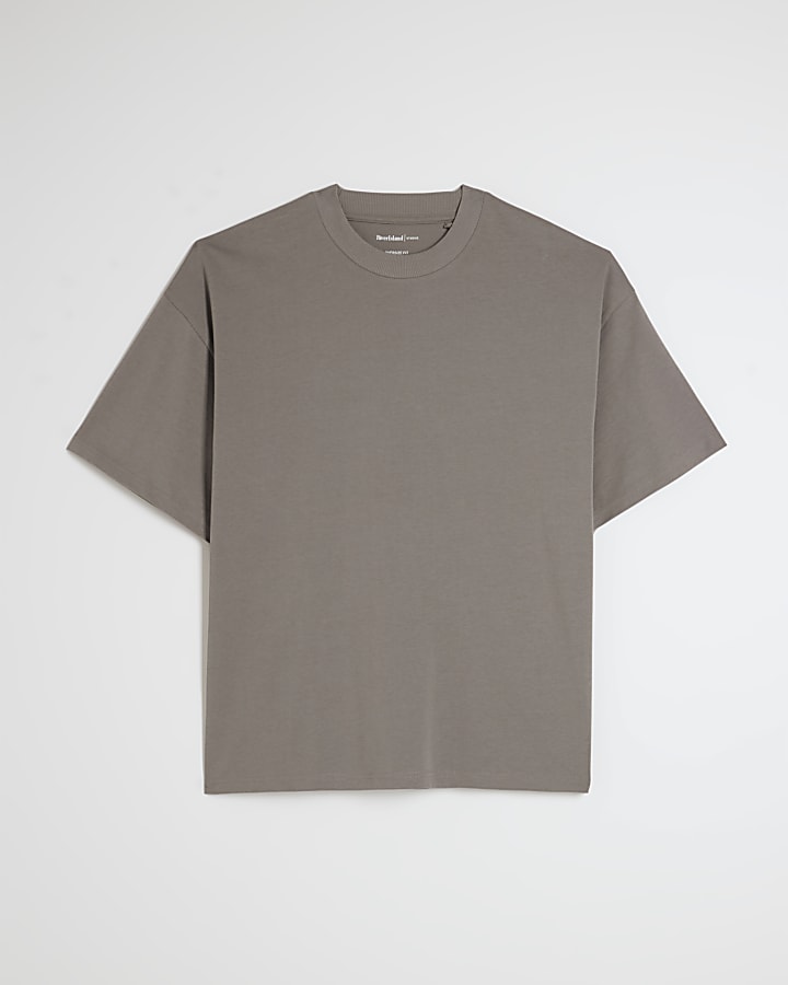 Grey Oversized Fit T-Shirt