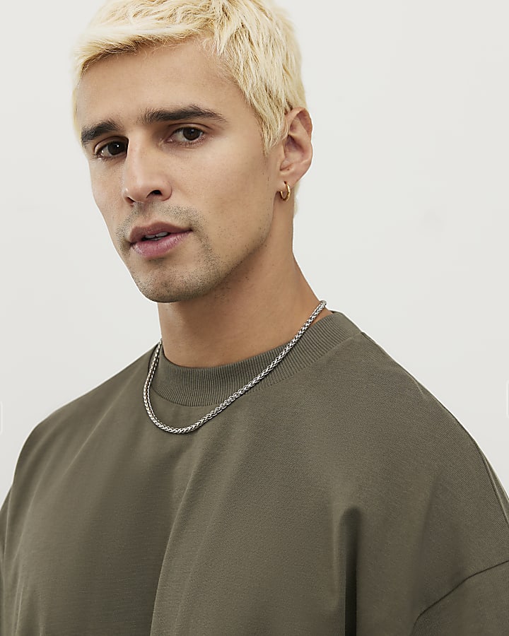 Khaki Oversized Fit T-Shirt