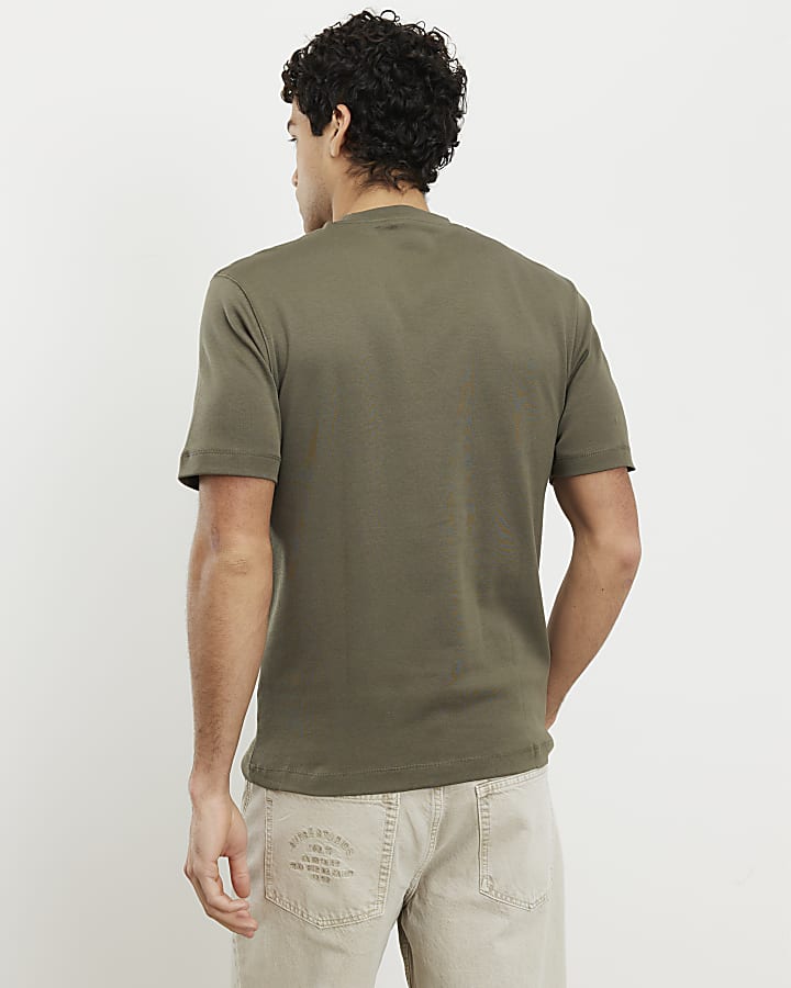 Khaki Slim Fit T-Shirt