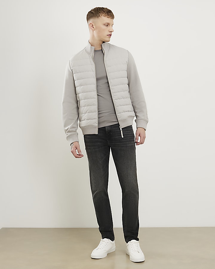 Grey Muscle Fit T-Shirt