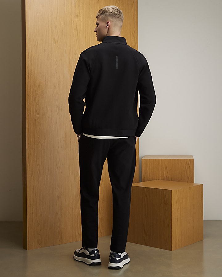 Black Slim Fit RXR Joggers