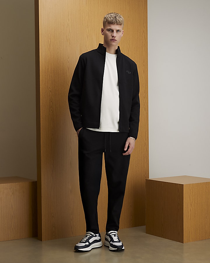 Black Slim Fit RXR Joggers