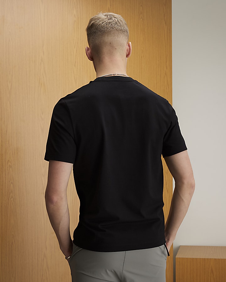 Black Slim Fit RXR T-Shirt