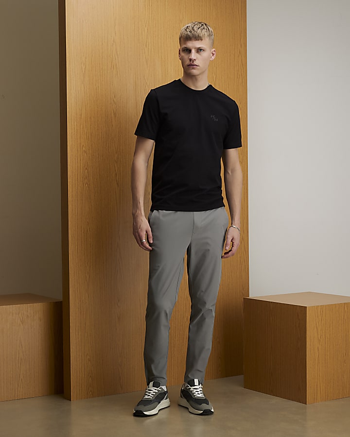 Black Slim Fit RXR T-Shirt