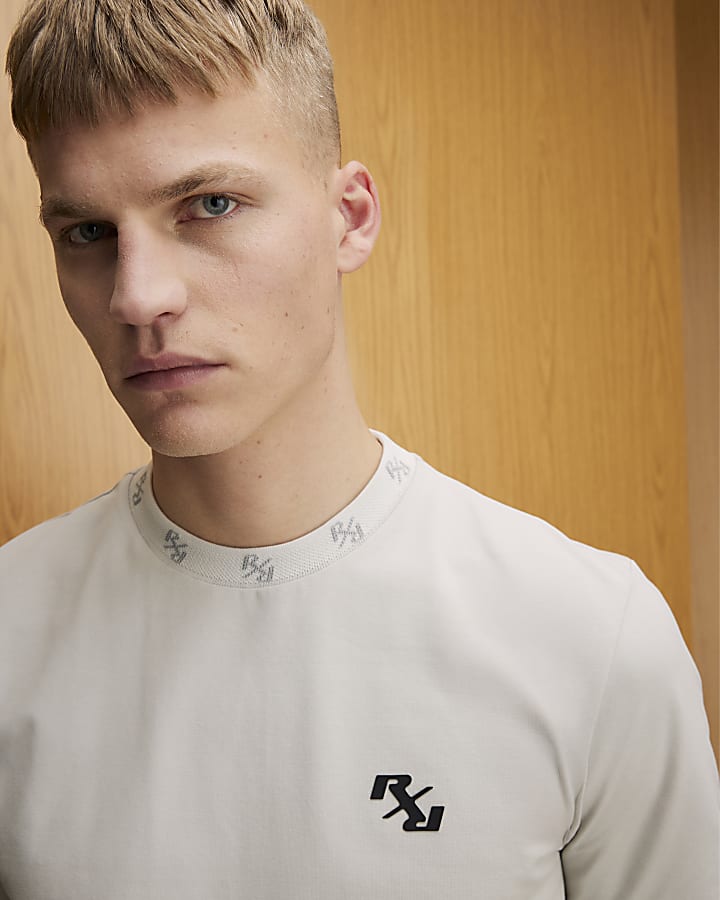 Grey Slim Fit RXR T-Shirt